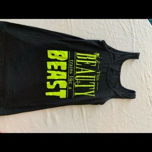 Ladies black tank